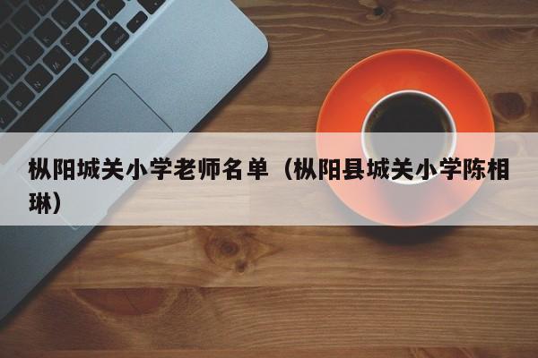 枞阳城关小学老师名单（枞阳县城关小学陈相琳）
