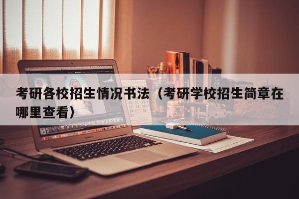 考研各校招生情况书法（考研学校招生简章在哪里查看）