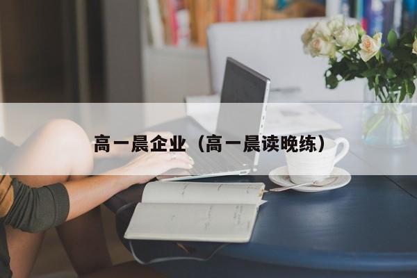 高一晨企业（高一晨读晚练）